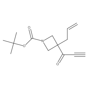 Tert-butyl 3-(prop-2-en-1-yl)-3-(prop-2-ynoyl)azetidine-1-carboxylate Structure