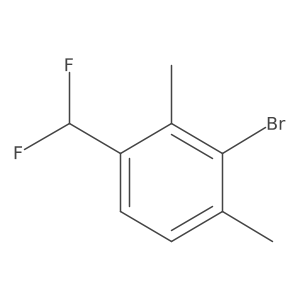 2-Bromo-4-(difluoromethyl)-1,3-dimethylbenzene Structure