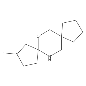 2-Methyl-6-oxa-2,14-diazadispiro[4.2.4^{8}.2^{5}]tetradecane结构式