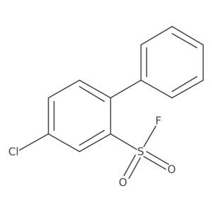 5-Chloro-2-phenylbenzene-1-sulfonyl fluoride结构式