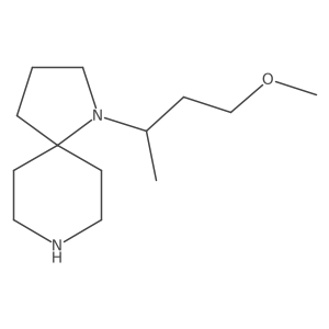 1-(4-Methoxybutan-2-yl)-1,8-diazaspiro[4.5]decane Structure