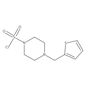 4-(Thiophen-2-ylmethyl)piperazine-1-sulfonyl chloride结构式