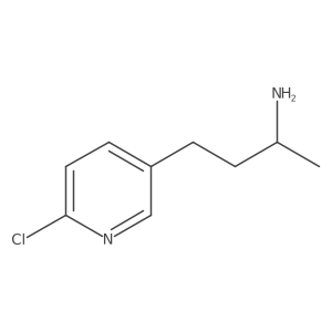 (2R)-4-(6-chloropyridin-3-yl)butan-2-amine Structure
