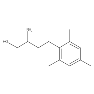 2-Amino-4-(2,4,6-trimethylphenyl)butan-1-ol结构式