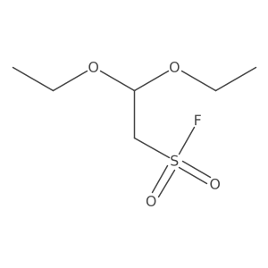 2,2-Diethoxyethane-1-sulfonyl fluoride结构式