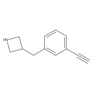 3-[(3-Ethynylphenyl)methyl]azetidine结构式