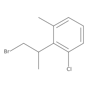 2-(1-Bromopropan-2-yl)-1-chloro-3-methylbenzene Structure