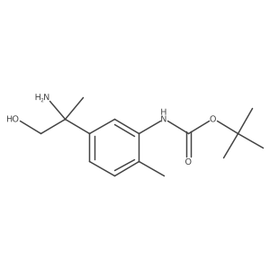 tert-butyl N-[5-(2-amino-1-hydroxypropan-2-yl)-2-methylphenyl]carbamate Structure