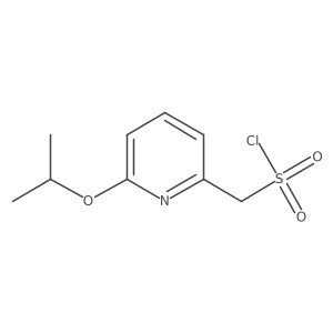 [6-(Propan-2-yloxy)pyridin-2-yl]methanesulfonyl chloride结构式