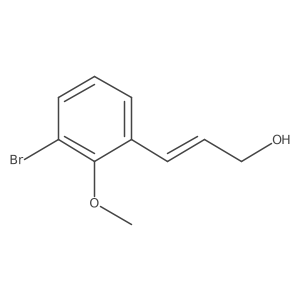 3-(3-Bromo-2-methoxyphenyl)prop-2-en-1-ol Structure
