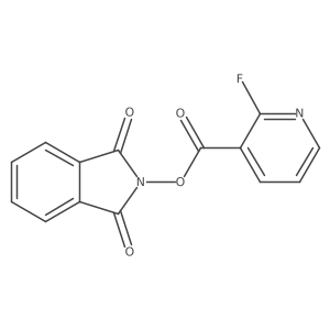 1,3-dioxo-2,3-dihydro-1H-isoindol-2-yl 2-fluoropyridine-3-carboxylate Structure