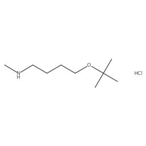 N-Methyl-4-[(2-methylpropan-2-yl)oxy]butan-1-amine;hydrochloride结构式