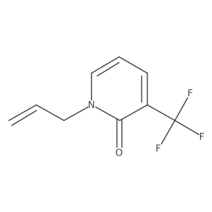 1-(Prop-2-en-1-yl)-3-(trifluoromethyl)-1,2-dihydropyridin-2-one结构式