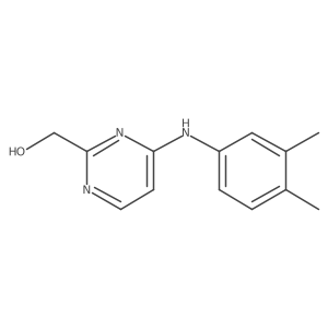 {4-[(3,4-Dimethylphenyl)amino]pyrimidin-2-yl}methanol结构式