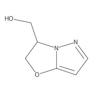 2,3-Dihydropyrazolo[5,1-b]oxazole-3-methanol结构式