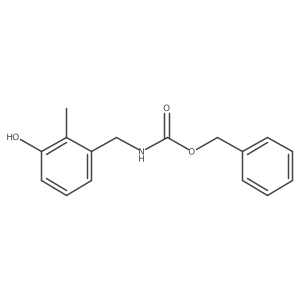 benzyl N-[(3-hydroxy-2-methylphenyl)methyl]carbamate结构式