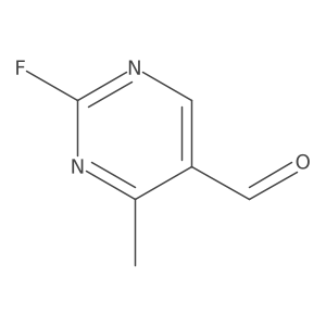 2-Fluoro-4-methylpyrimidine-5-carbaldehyde结构式