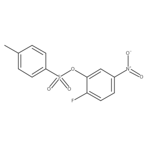 2-Fluoro-5-nitrophenyl 4-methylbenzene-1-sulfonate Structure