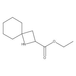 Ethyl 1-azaspiro[3.5]nonane-2-carboxylate结构式