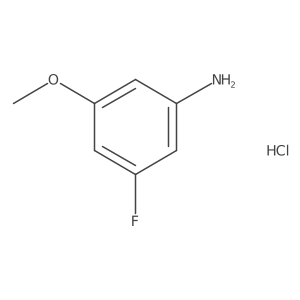 3-Fluoro-5-methoxyaniline;hydrochloride结构式