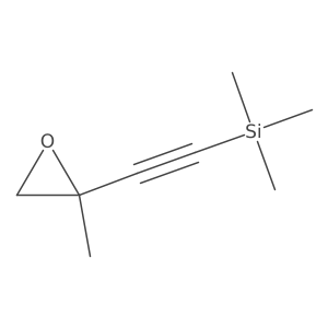 Trimethyl[2-(2-methyloxiran-2-yl)ethynyl]silane Structure