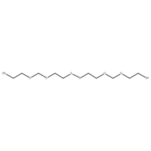 Poly(oxymethyleneoxy-1,2-ethanediyldithio-1,2-ethanediyl), I+/--(2-mercaptoethyl)-I-[(2-mercaptoethoxy)methoxy]-结构式