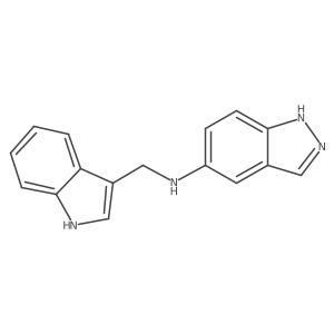n-(1h-Indol-3-ylmethyl)-1h-indazol-5-amine Structure