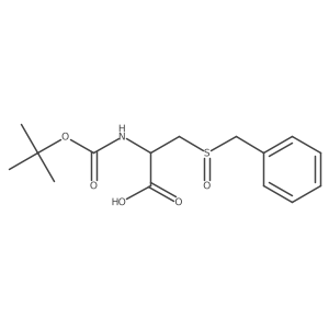 N-[(1,1-Dimethylethoxy)carbonyl]-3-[(phenylmethyl)sulfinyl]-L-alanine结构式