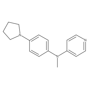 N-Methyl-N-(4-(pyrrolidin-1-yl)phenyl)pyridin-4-amine Structure