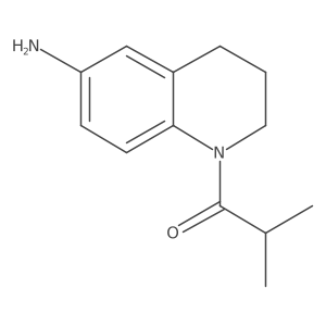 1-Isobutyryl-1,2,3,4-tetrahydroquinolin-6-amine结构式
