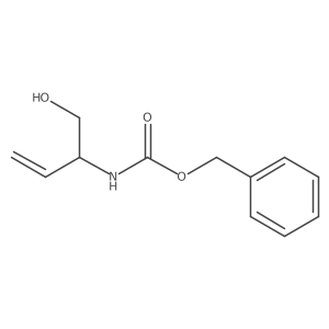 (R)-Benzyl (1-hydroxybut-3-en-2-yl)carbamate结构式