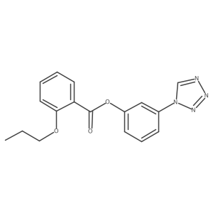 3-(1H-tetrazol-1-yl)phenyl 2-propoxybenzoate Structure