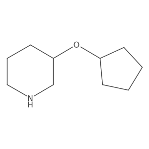 3-(Cyclopentyloxy)piperidine Structure