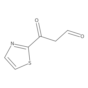3-Oxo-3-(1,3-thiazol-2-yl)propanal结构式