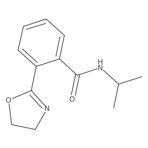 2-(4,5-Dihydro-2-oxazolyl)-N-(1-methylethyl)benzamide结构式