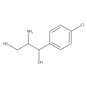 (1R,2S)-2-amino-1-(4-chlorophenyl)propane-1,3-diol Structure