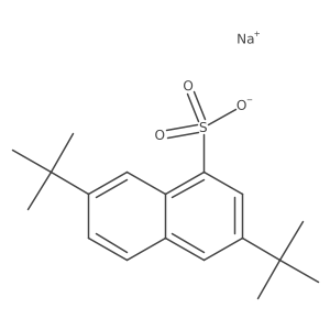 Sodium 3,7-di-tert-butylnaphthalene-1-sulfonate结构式