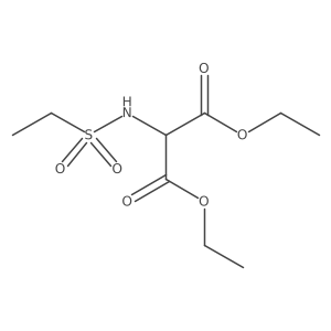 1,3-Diethyl 2-ethanesulfonamidopropanedioate Structure