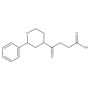 4-Oxo-4-(2-phenylmorpholin-4-yl)butanoic acid Structure