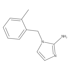 1-[(2-Methylphenyl)methyl]-1H-imidazol-2-amine Structure
