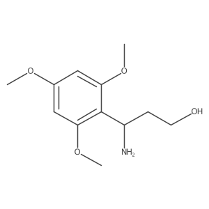 (3R)-3-amino-3-(2,4,6-trimethoxyphenyl)propan-1-ol Structure