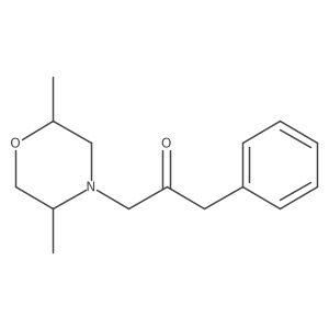 1-(2,5-Dimethyl-4-morpholinyl)-3-phenyl-2-propanone Structure