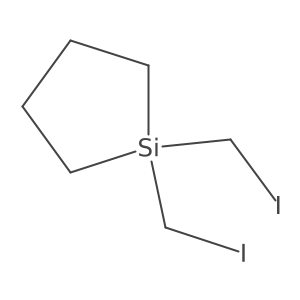 1,1-Bis(iodomethyl)silolane结构式