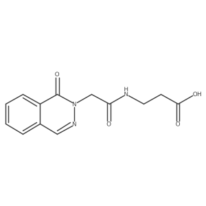 N-[(1-oxophthalazin-2(1H)-yl)acetyl]-beta-alanine Structure