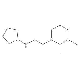N-Cyclopentyl-2,3-dimethyl-1-piperidineethanamine Structure