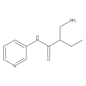 2-(Aminomethyl)-N-3-pyridinylbutanamide Structure