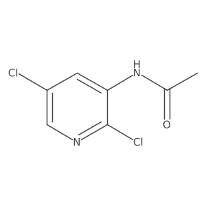 N-(2,5-dichloropyridin-3-yl)acetamide结构式