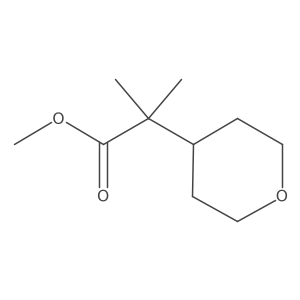 methyl 2-methyl-2-tetrahydropyran-4-yl-propanoate结构式