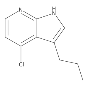 4-chloro-3-propyl-1H-pyrrolo[2,3-b]pyridine Structure