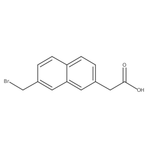 2-(Bromomethyl)naphthalene-7-acetic acid结构式